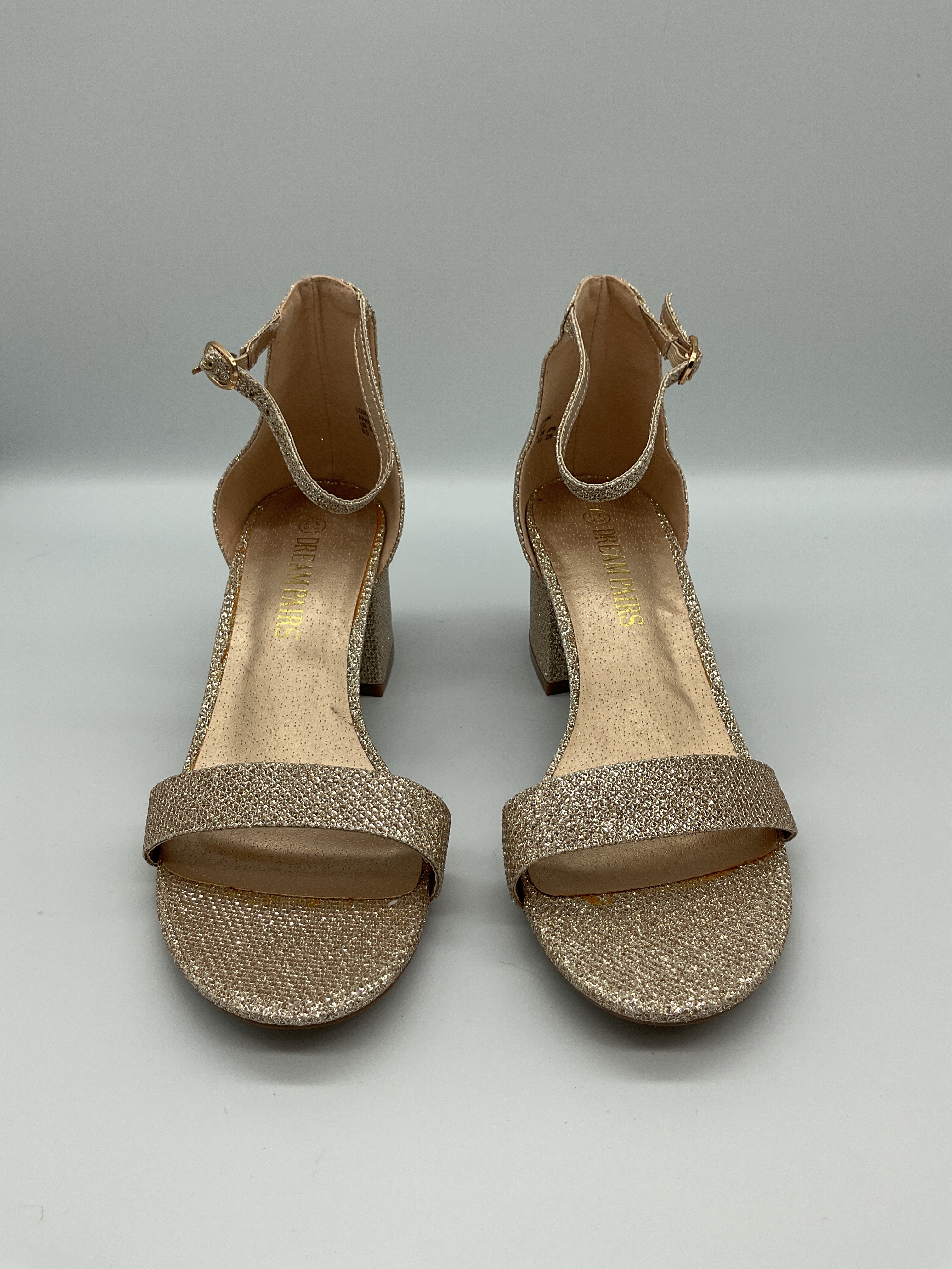 Dreams Pairs Gold Heels Sz 5.5