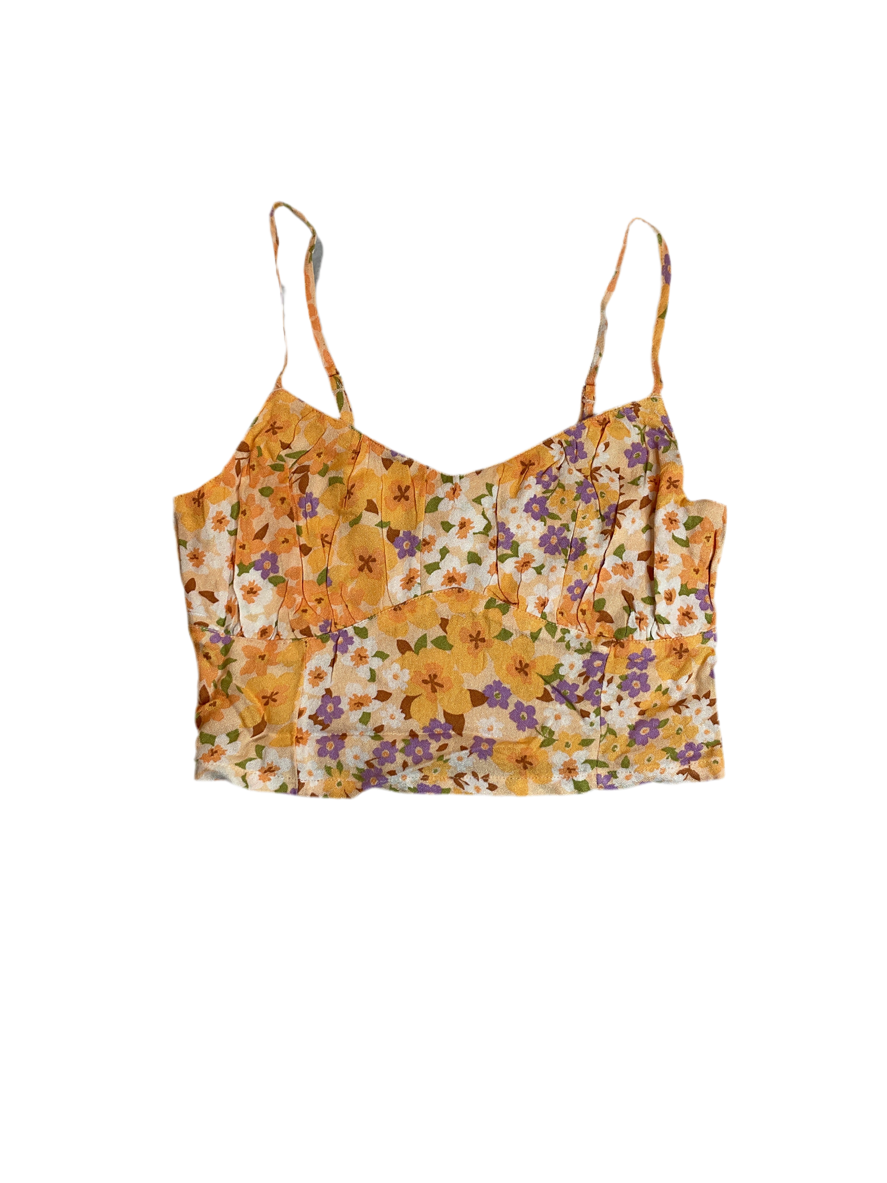 Billabong Juniors' So Simple Crop Top - Peach Whip Sz S