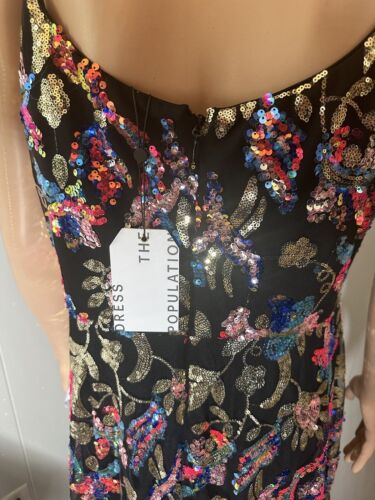 Dress The Population Uma Floral Embroidered Lace Dress NWOT size XL