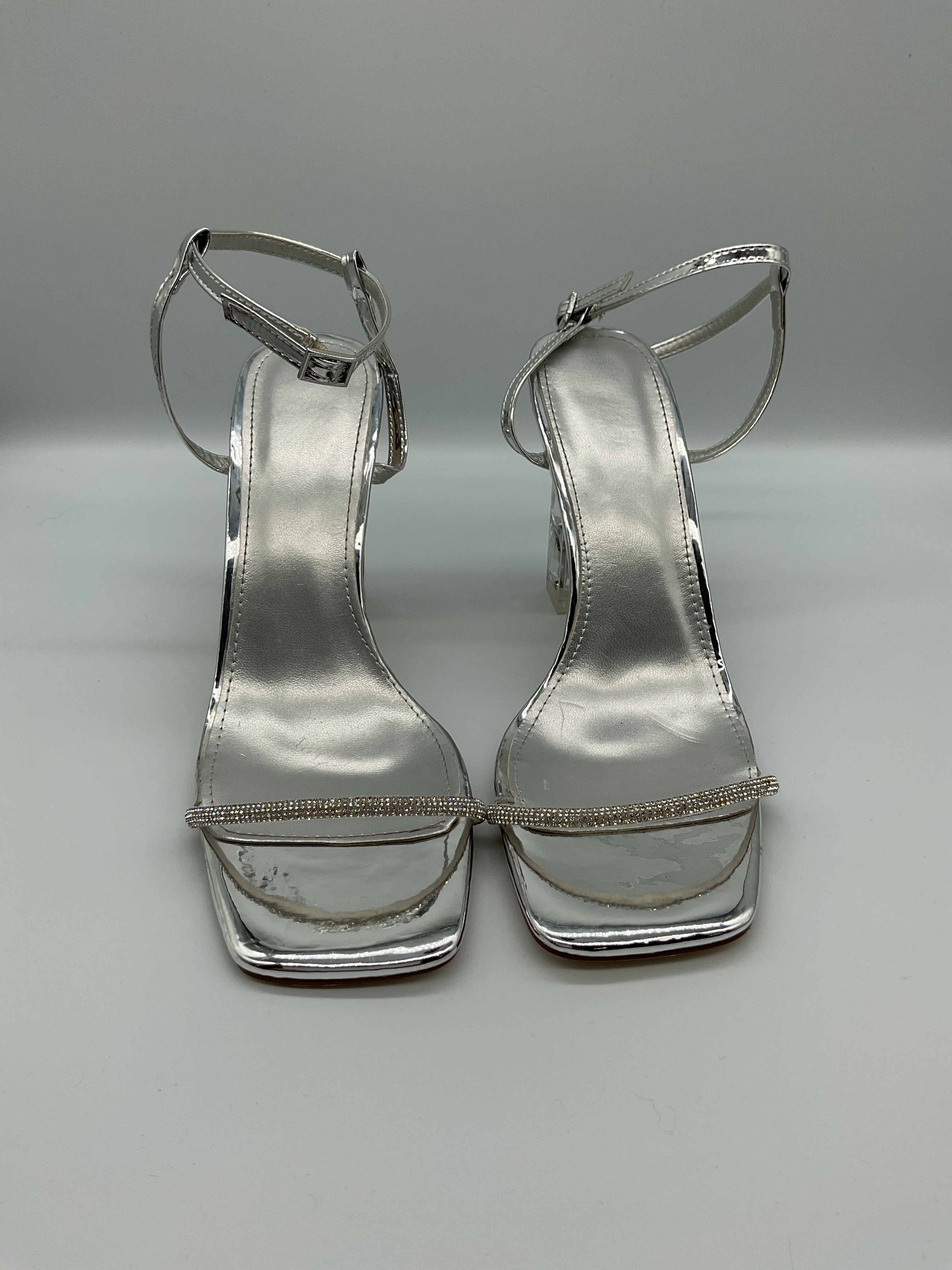 Silver Heels Sz 9