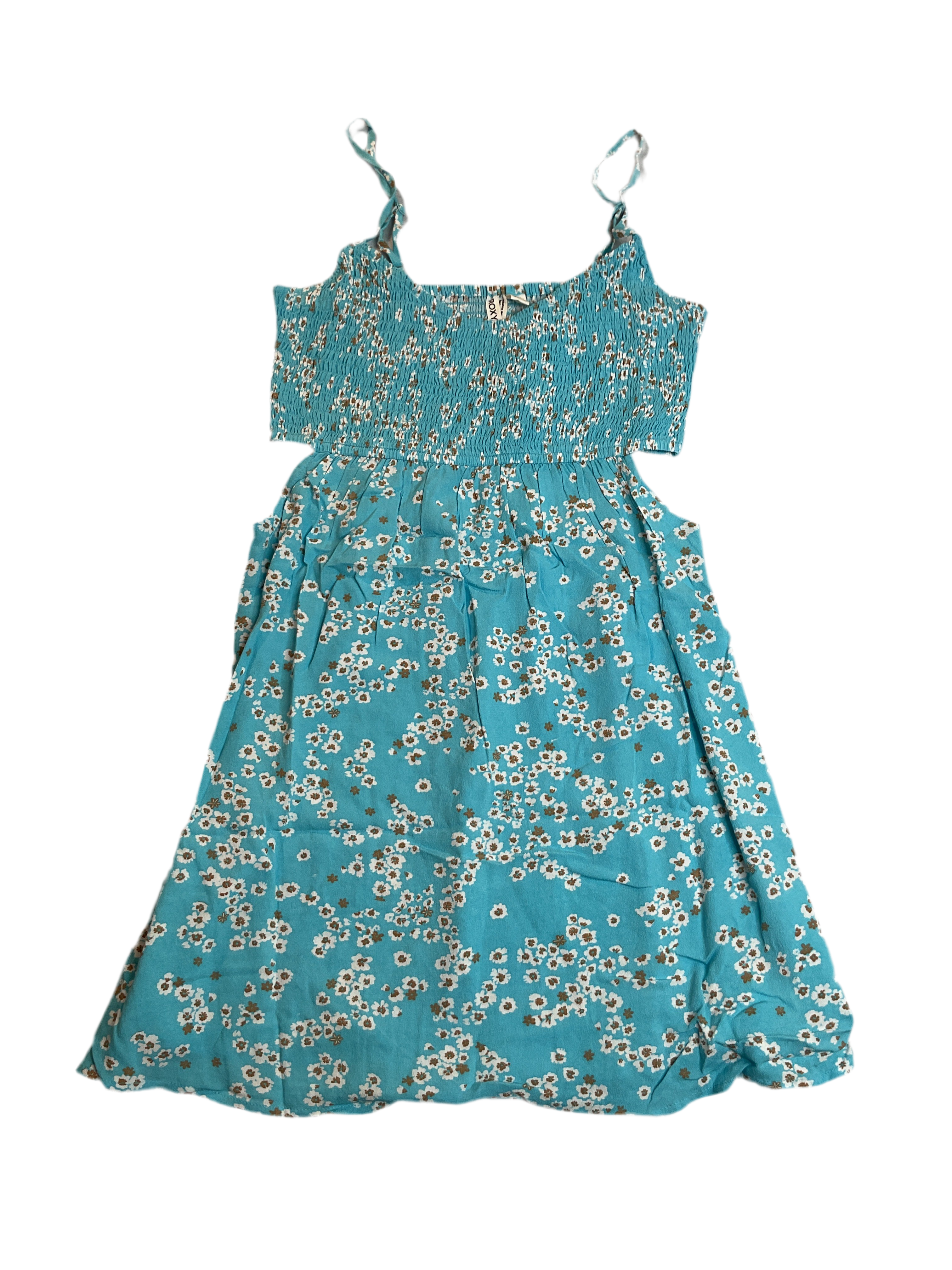 Roxy Juniors' Hot Tropics Mini Dress - Maui Blue Margarita Sz XL