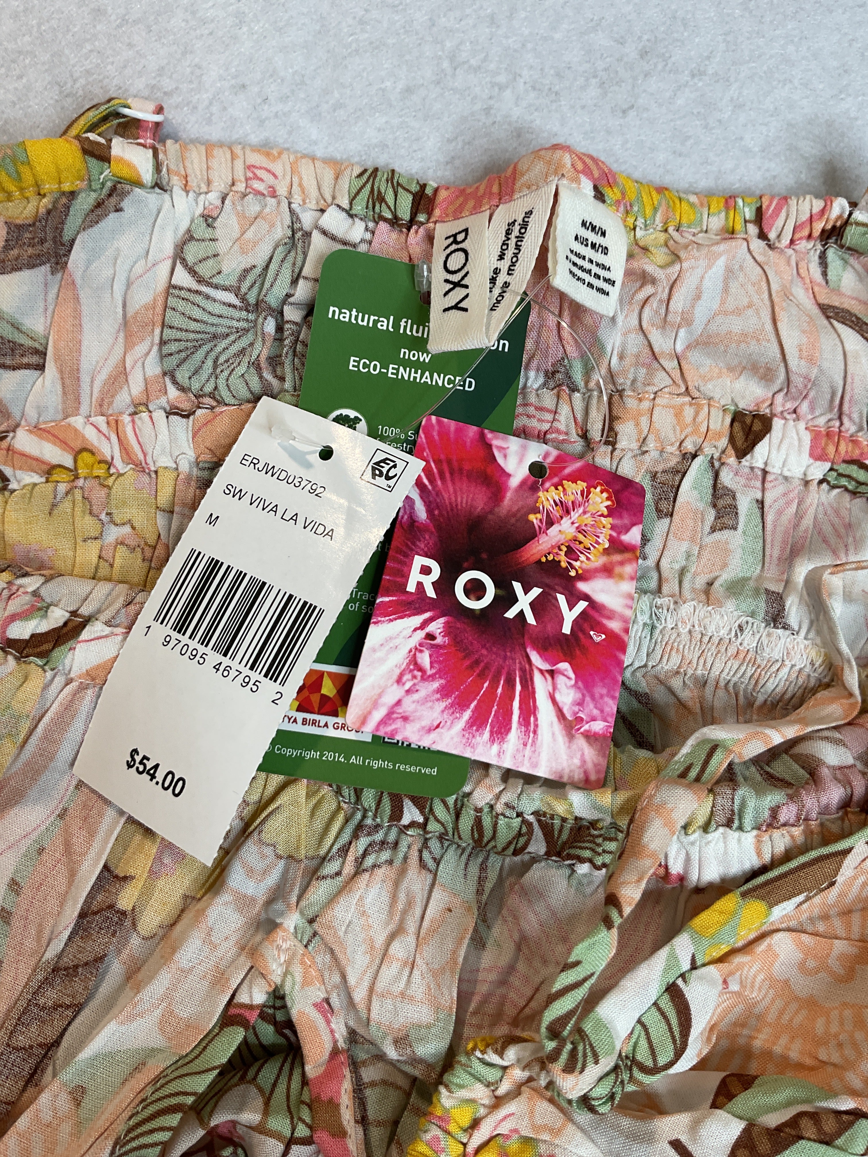 Roxy Juniors' La Vida Mini Dress - White Viva La Vida Sz M