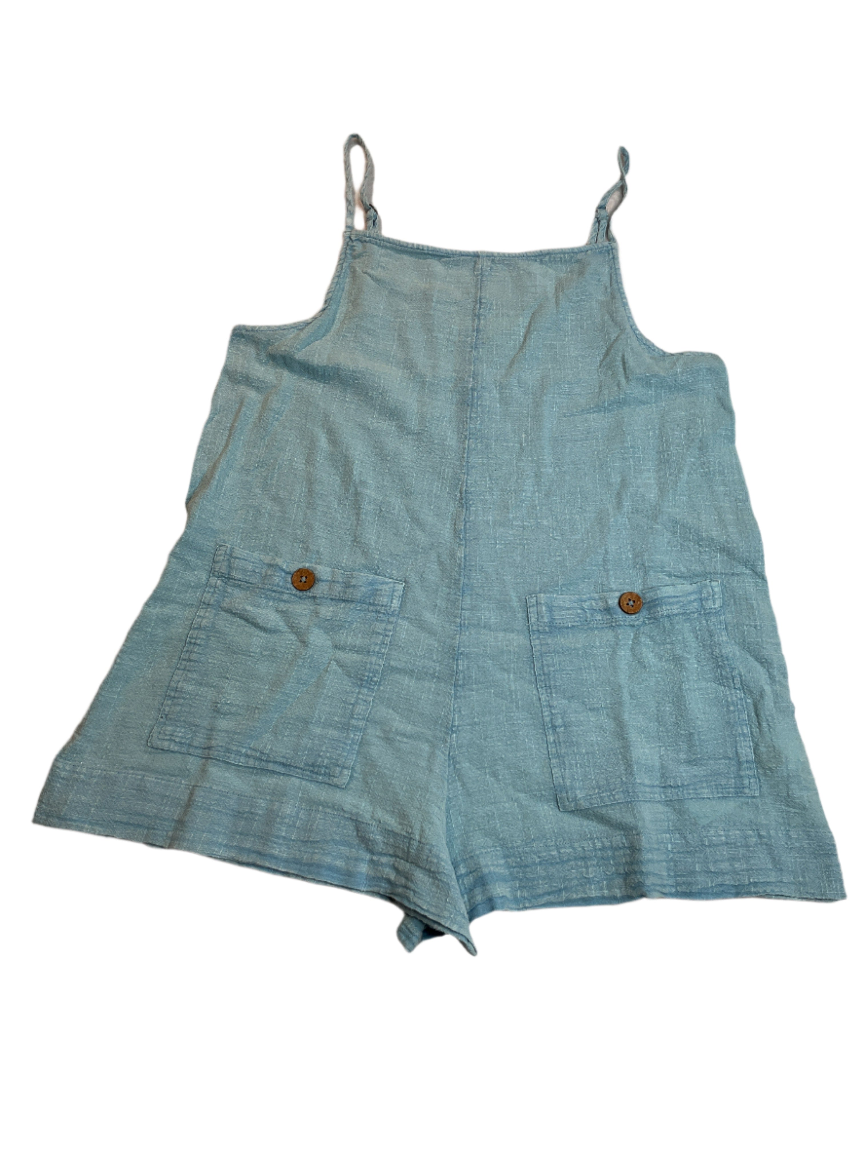 Rip Curl Juniors' Classic Surf Cotton Sleeveless Romper - Blue Sz Juniors M
