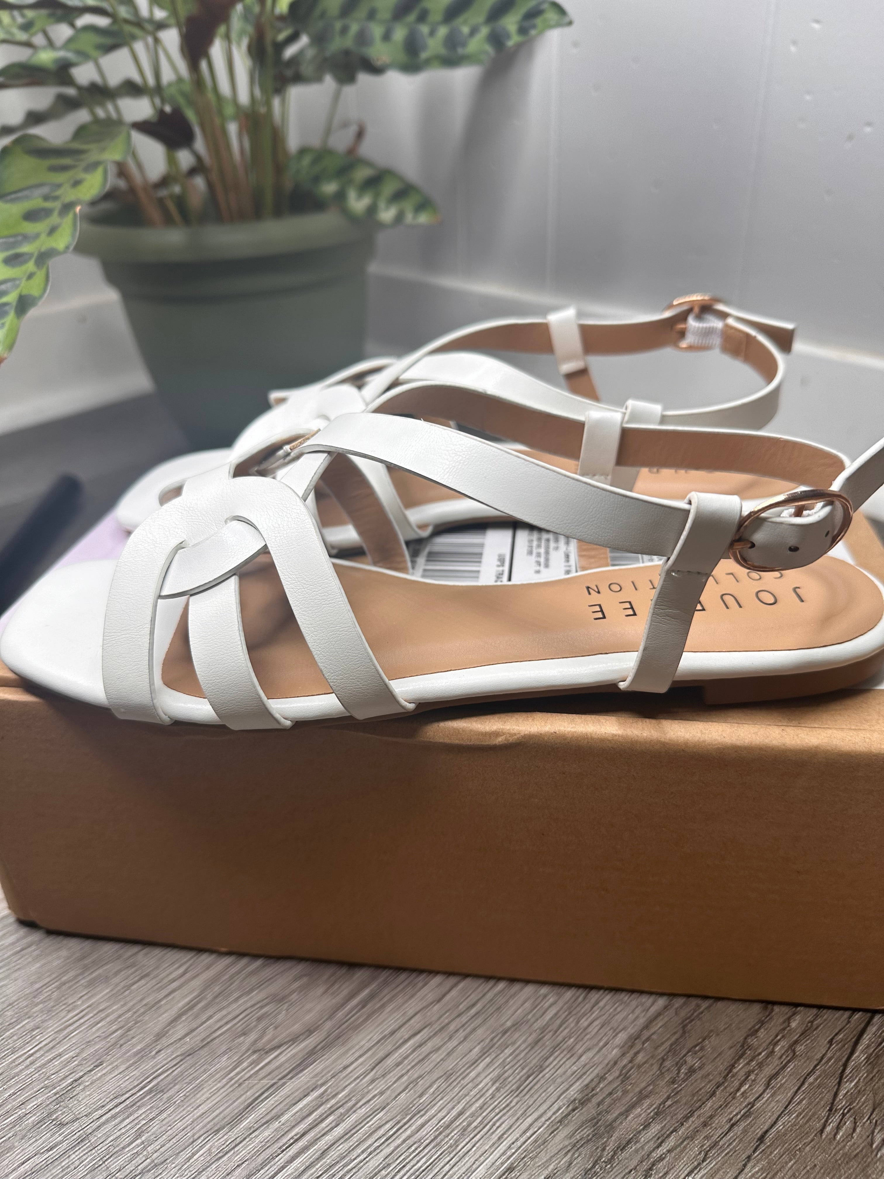 Journee Collection Alorra Cushioned Footbed Open Toe Flatform Sandals 8