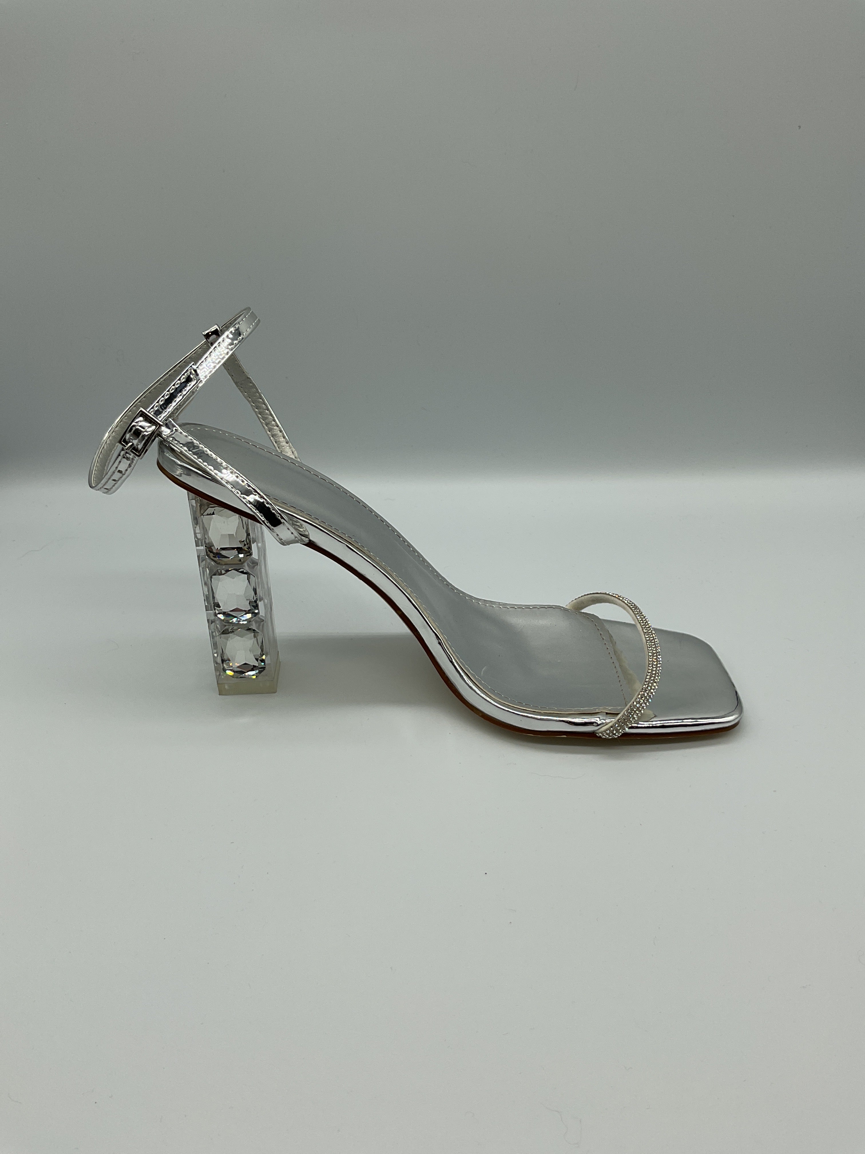 Silver Heels Sz 9