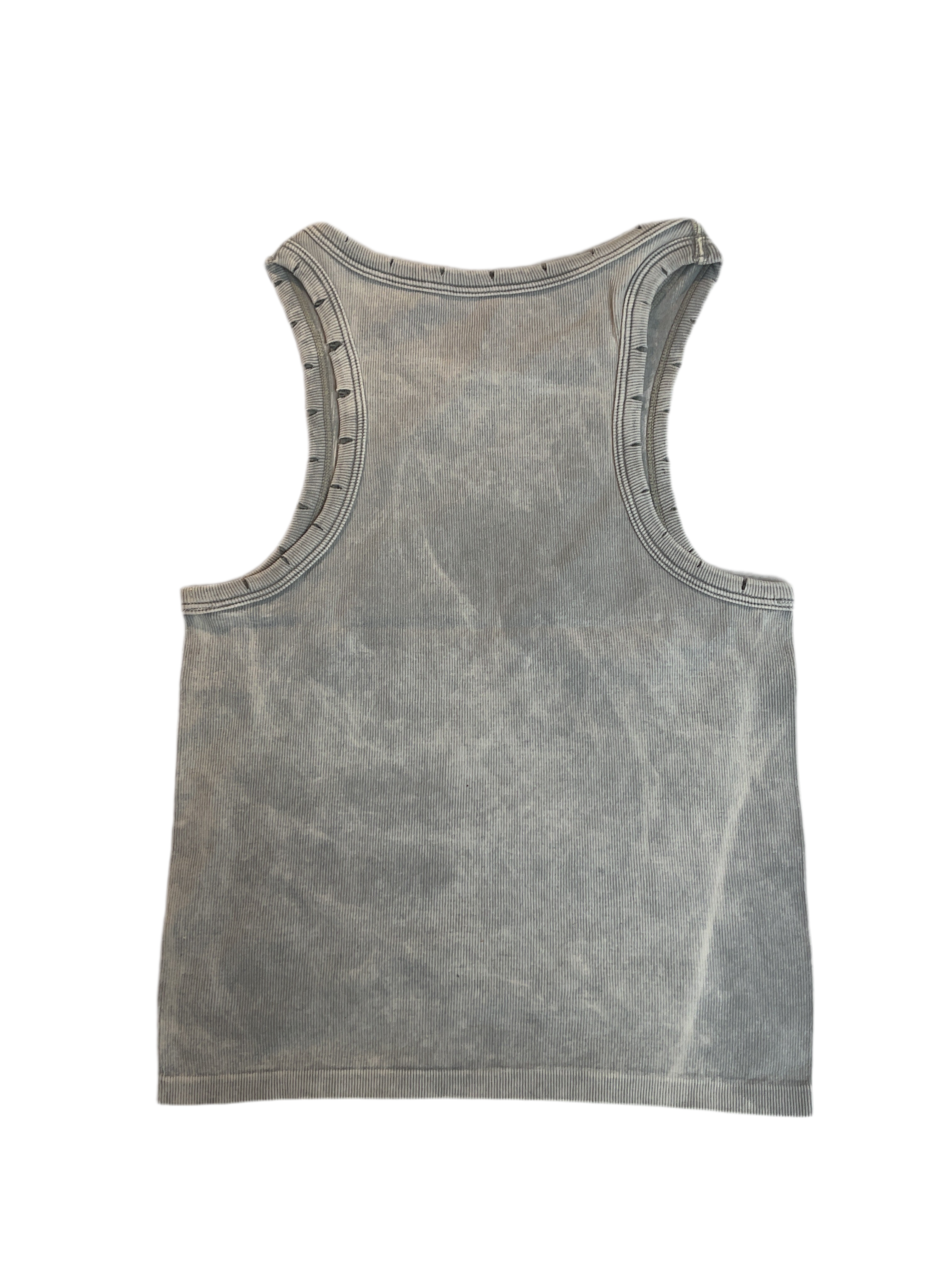 Planet Heart Juniors' Distressed Ribbed Seamless Tank