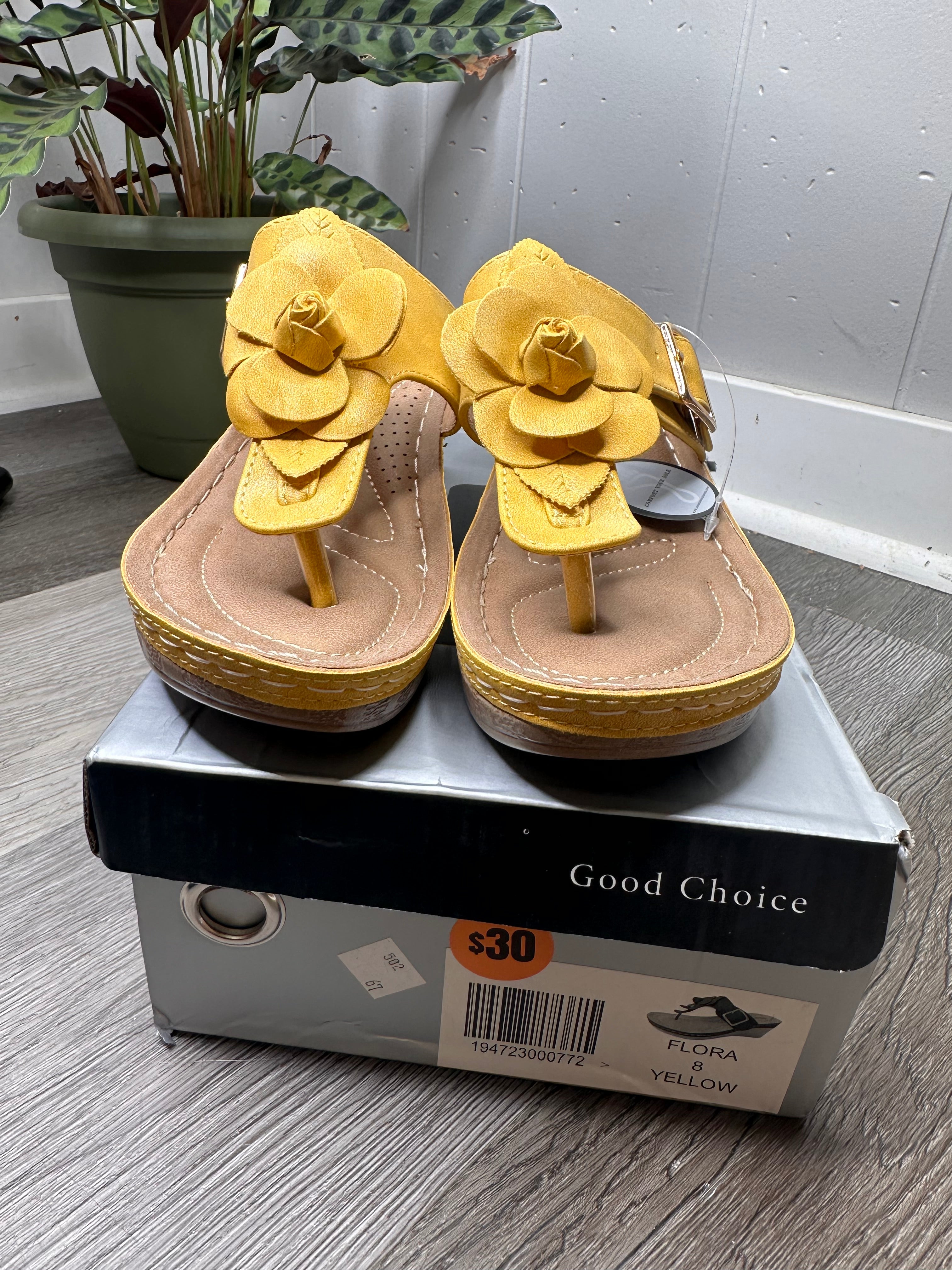 Good Choice Flora Wedge Sandal 8