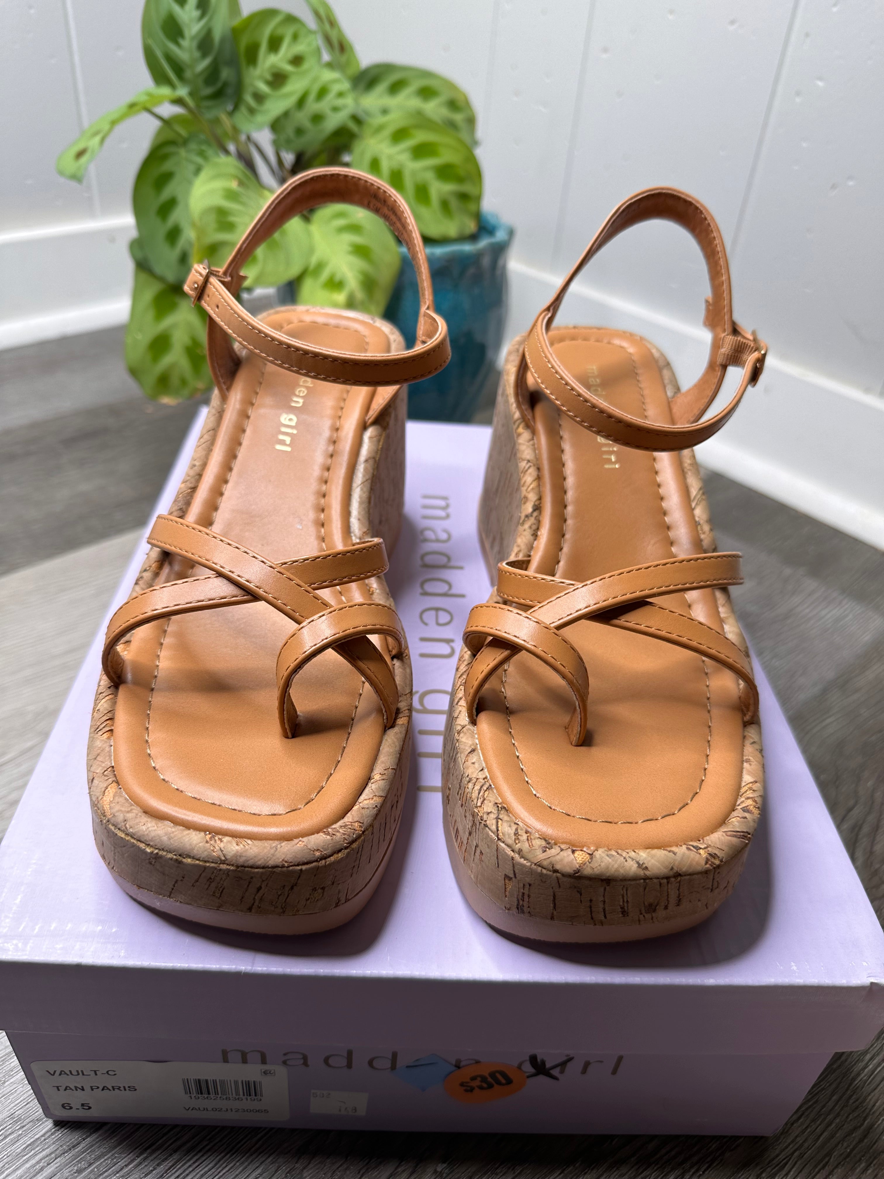 Madden Girl Women's Vaultt Wedge Sandal 6.5