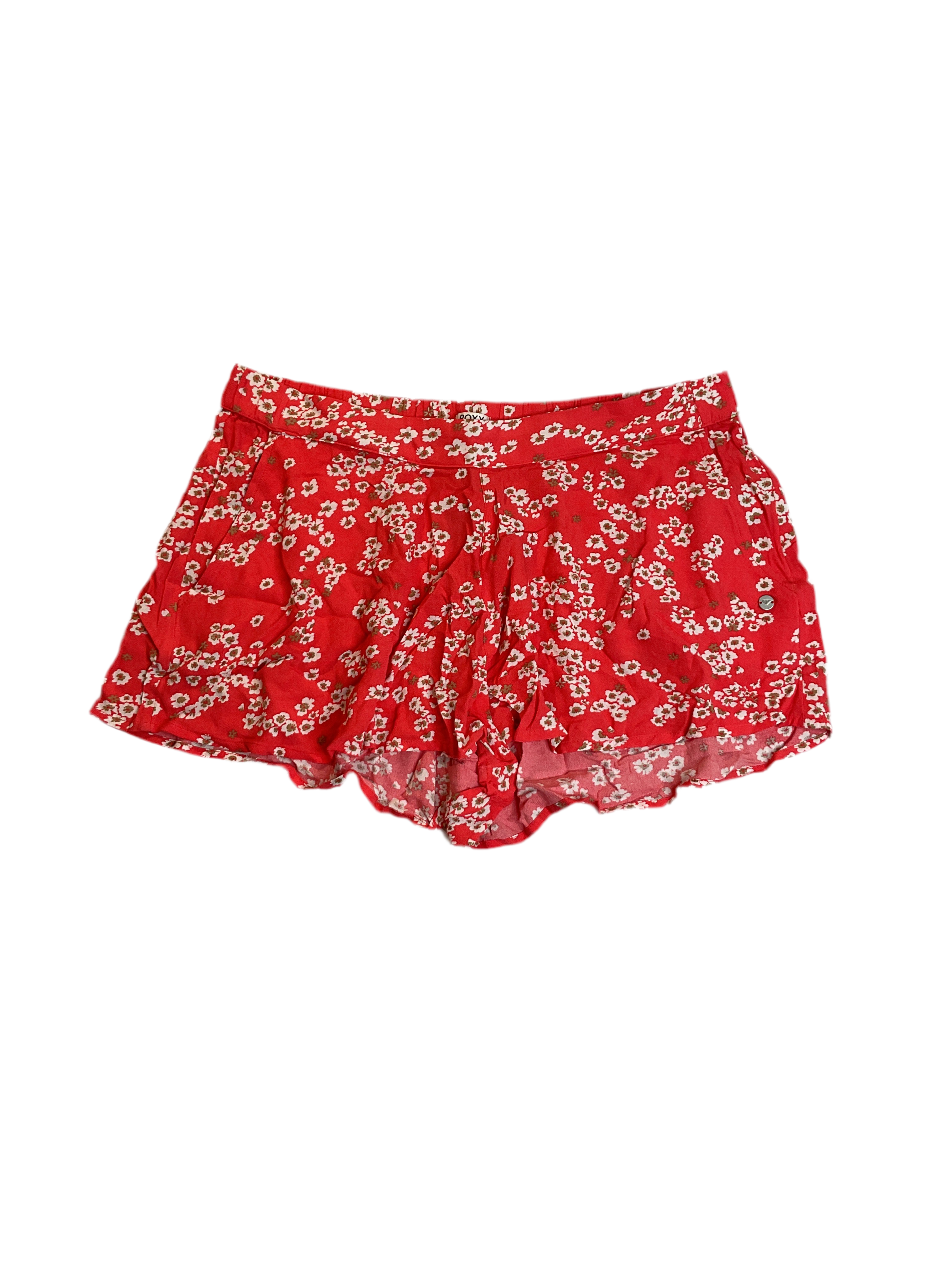 Roxy Juniors' Midnight Avenue Flowy Shorts - Hibiscus Margarita Sz XXL