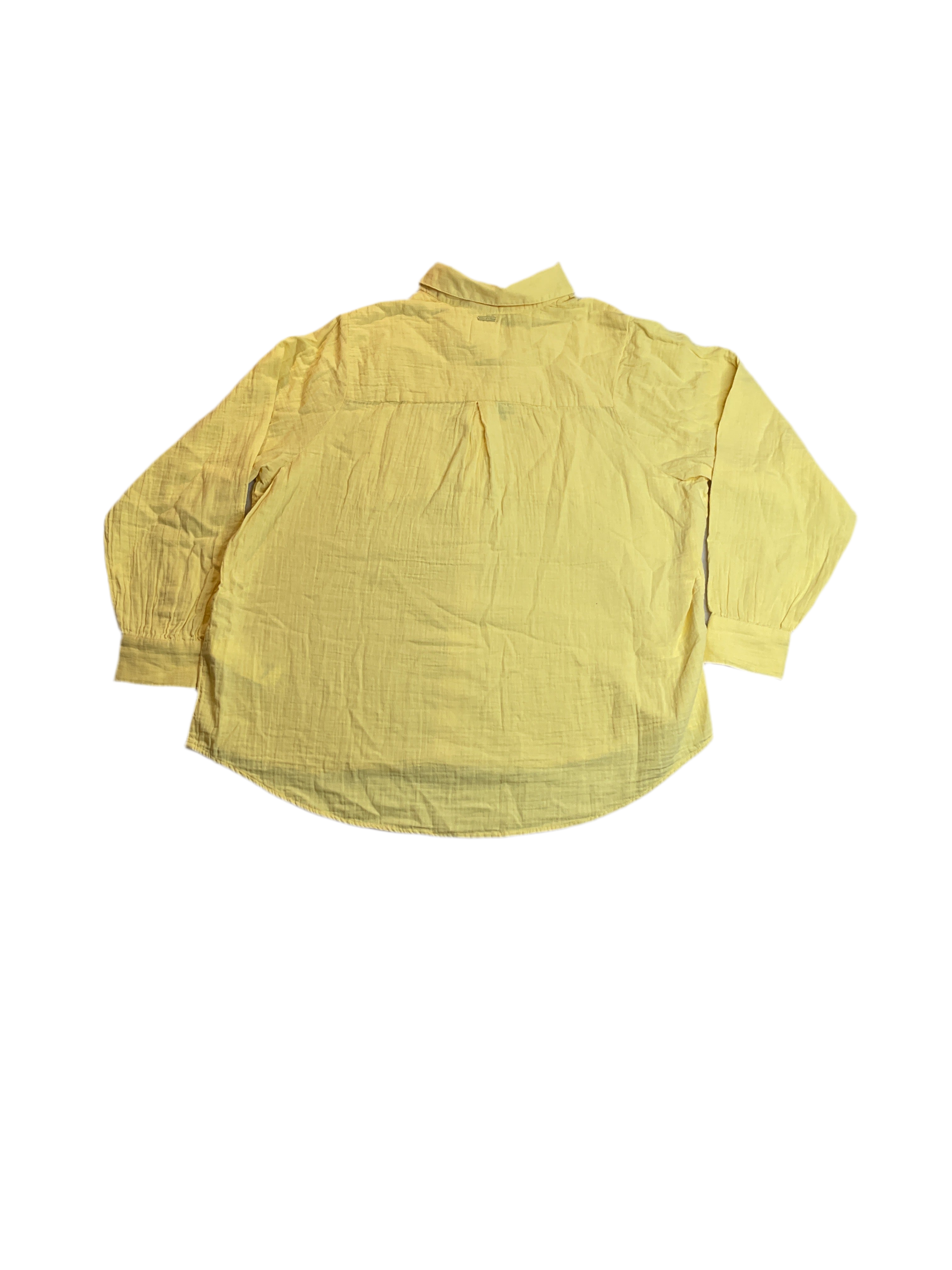Billabong Juniors' Swell Crinkled Blouse - Cali Rays Sz M