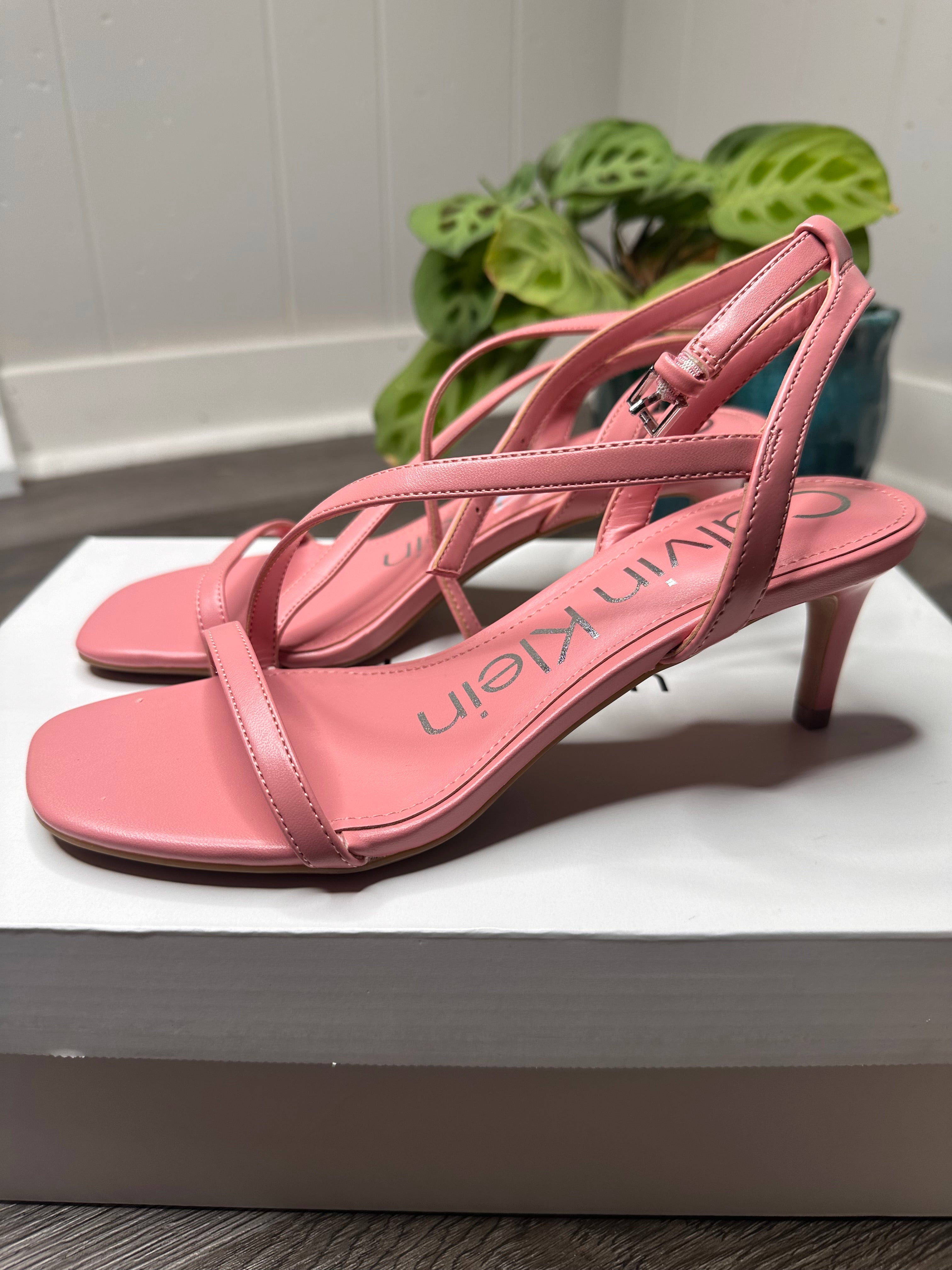 Calvin Klein Women's Iryna Heeled Sandal 5.5