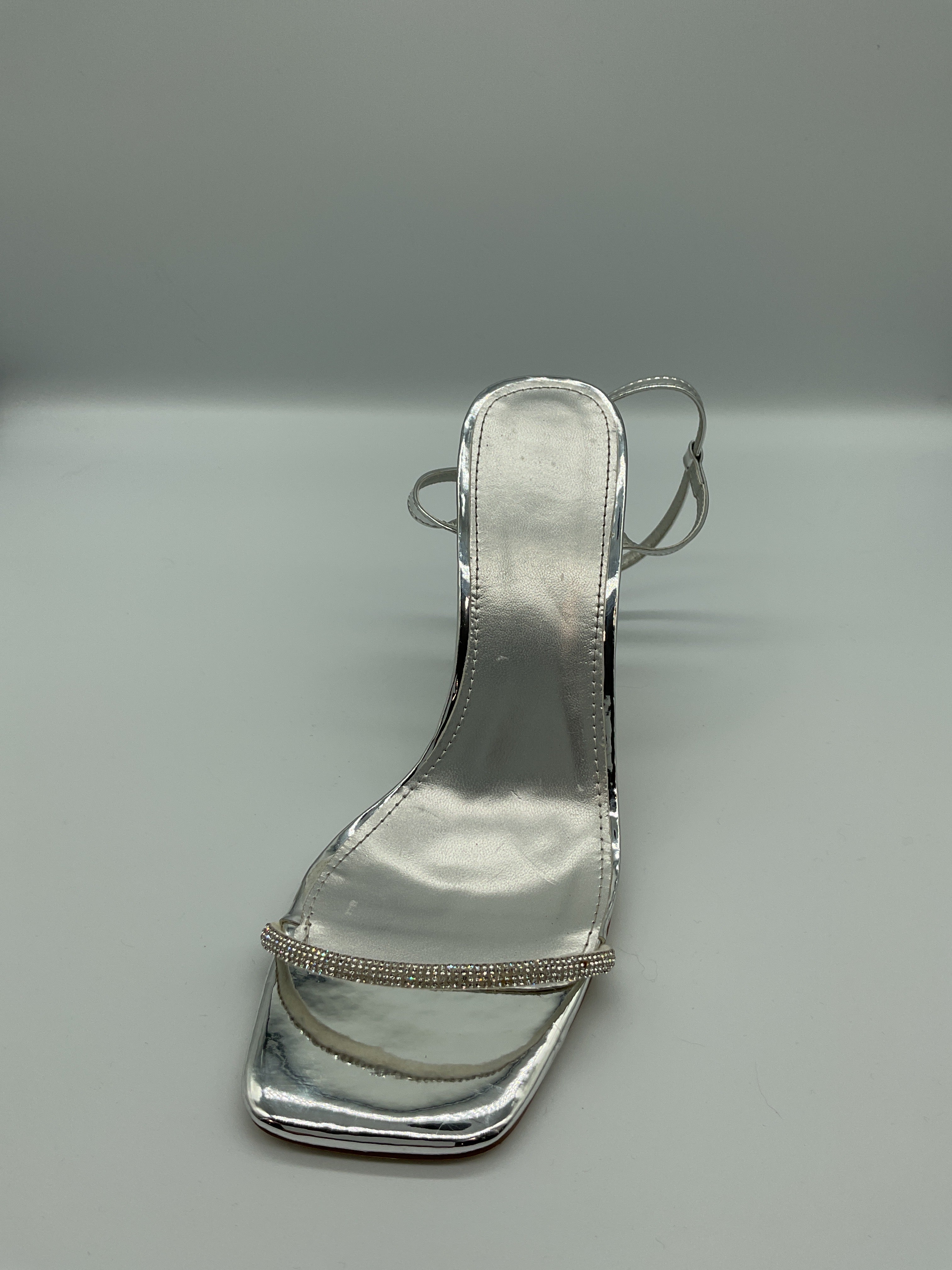 Silver Heels Sz 9