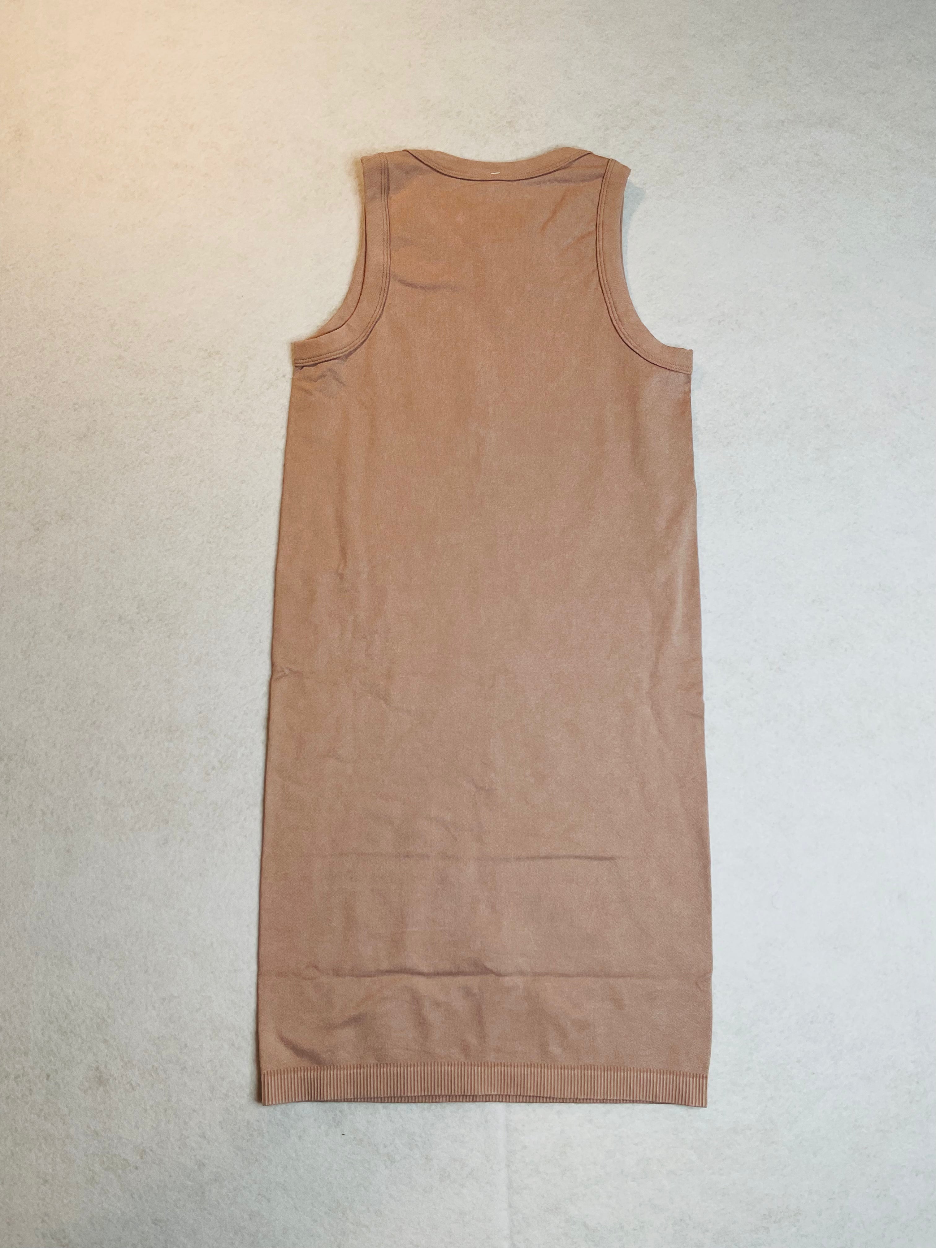 Hippie Rose Juniors' Seamless Mink Tank Dress - Mocha Stone Sz Juniors L