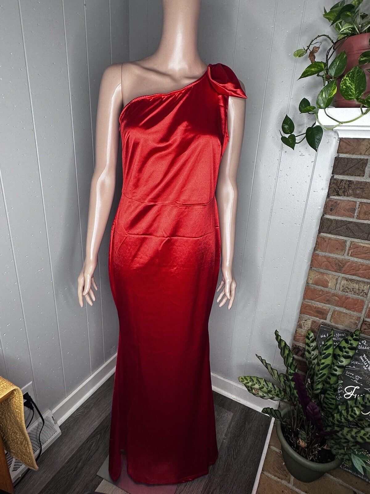 One Shoulder Ruched Bodycon Belted Cocktail Dress