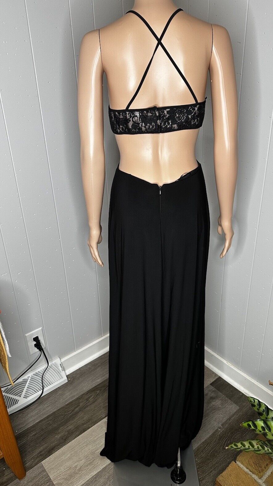 morgan and co dress Size 5/6 Side Cut Out
