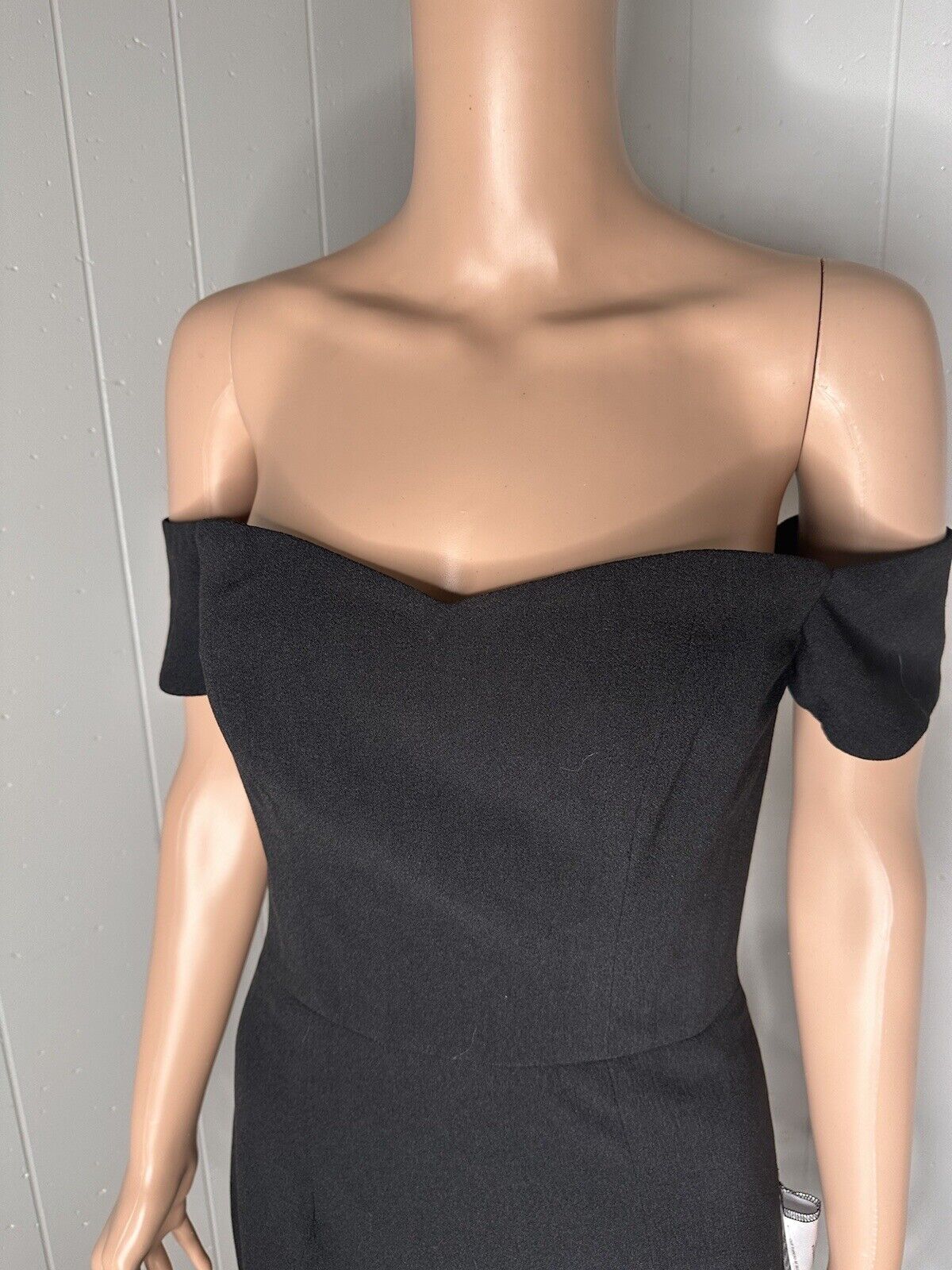 Dress the Population Bailey Off The Shoulder Bodycon Midi Dress Size S NWT