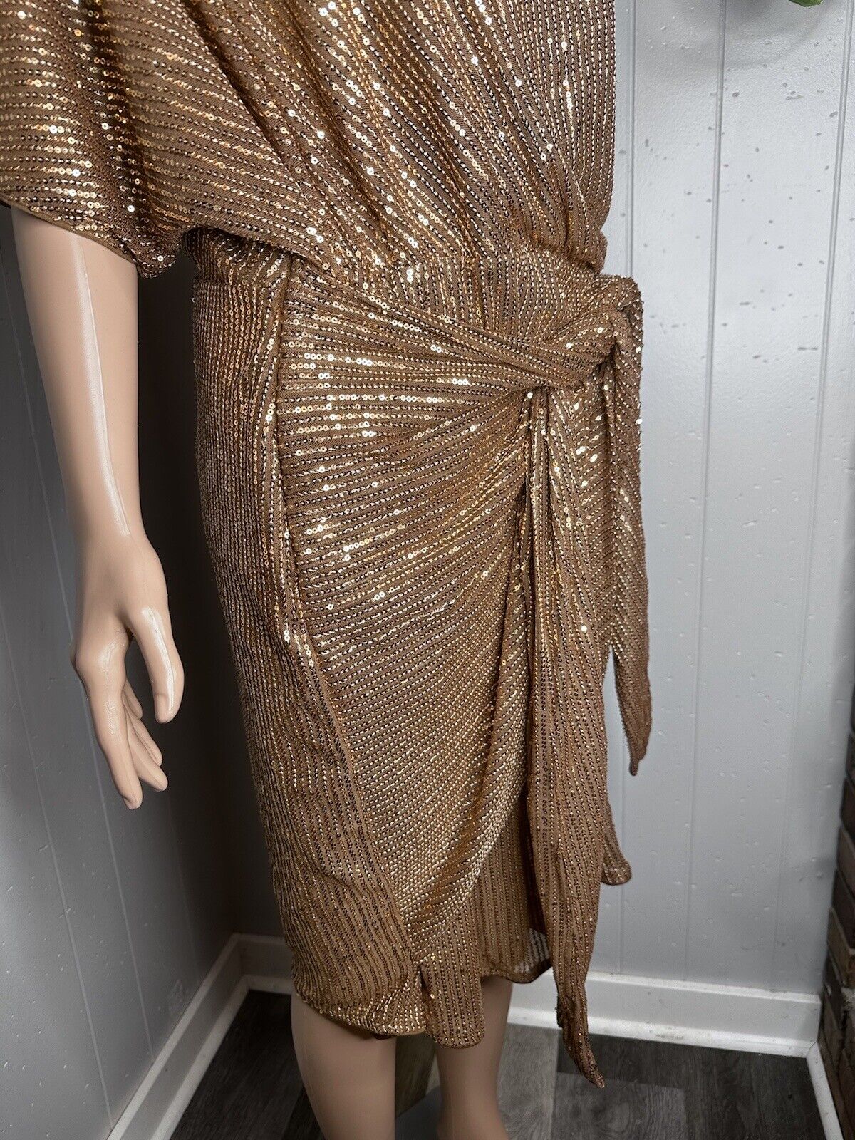 Grace Karin Sequins Off the Shoulder Dress NWT 2XL