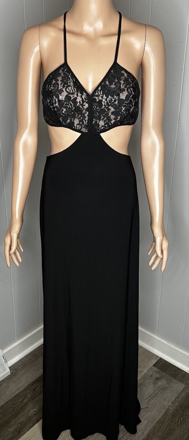 morgan and co dress Size 5/6 Side Cut Out