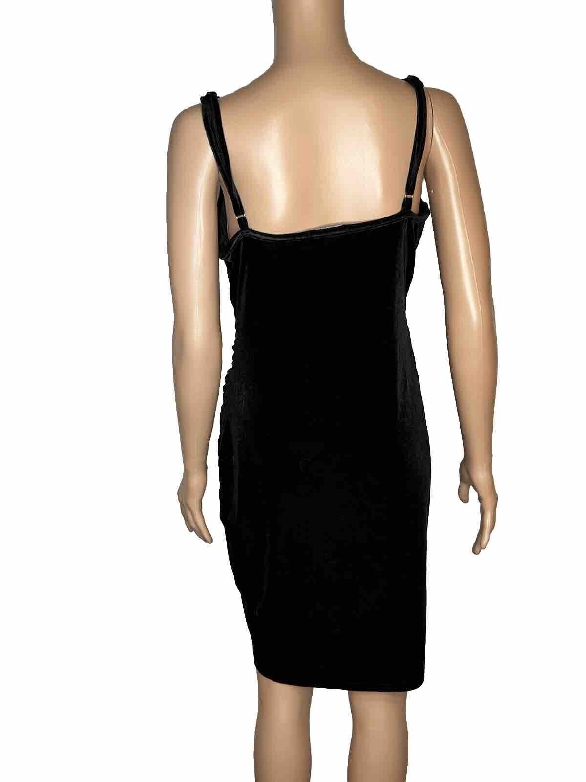 Black Velvet Mini Dress